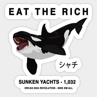 Orcas Revolution 2024 - Sinking Ships Sticker